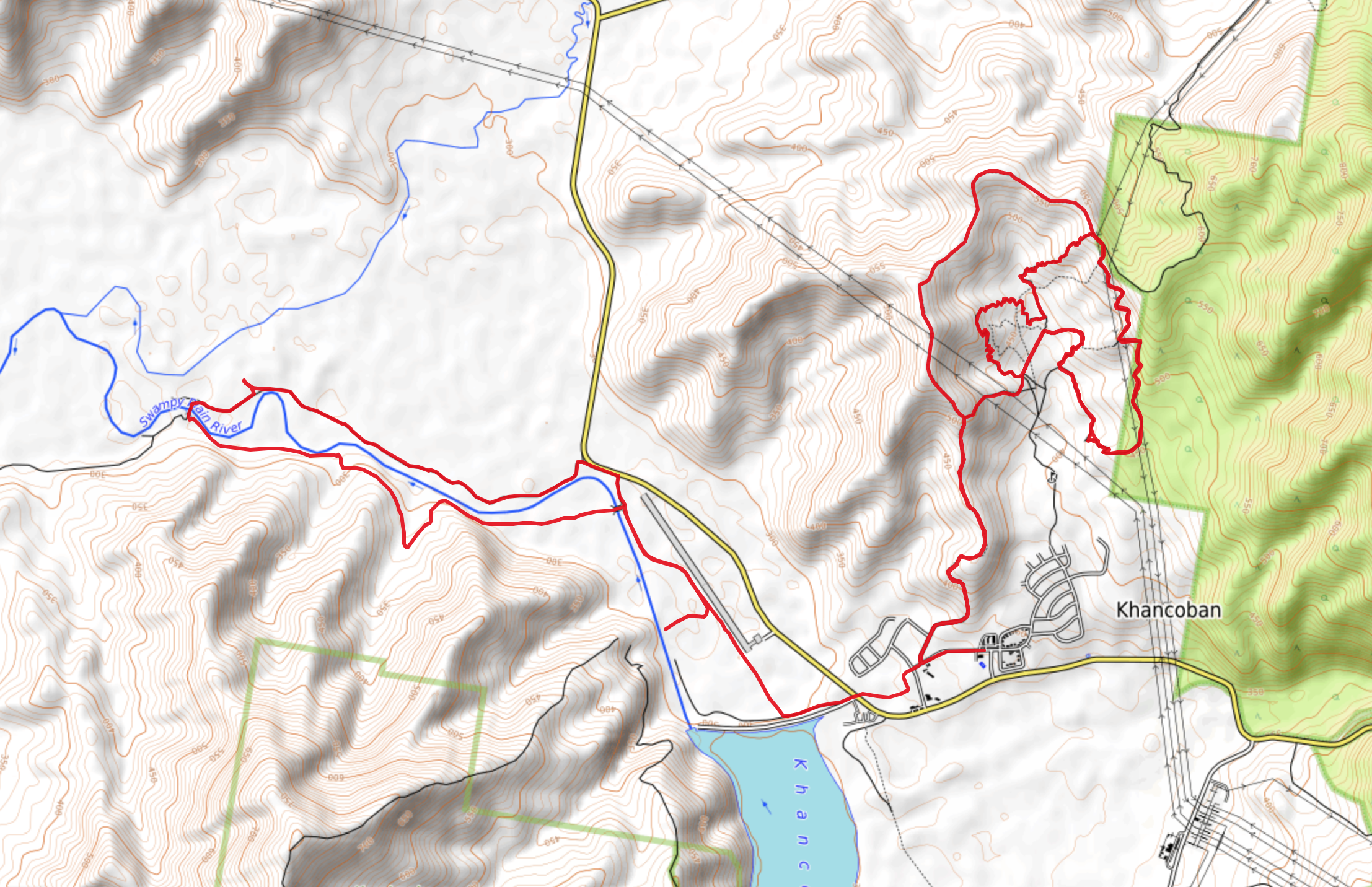 umc bike course topo